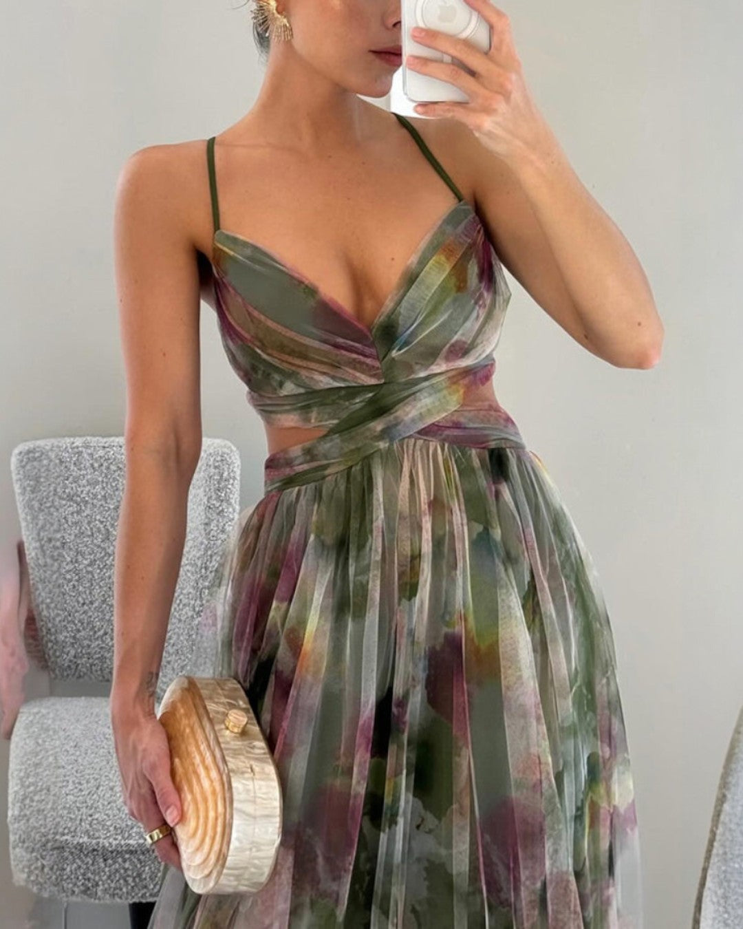Giselle™ | Vestido Maxi Encantador con Estampado Floral