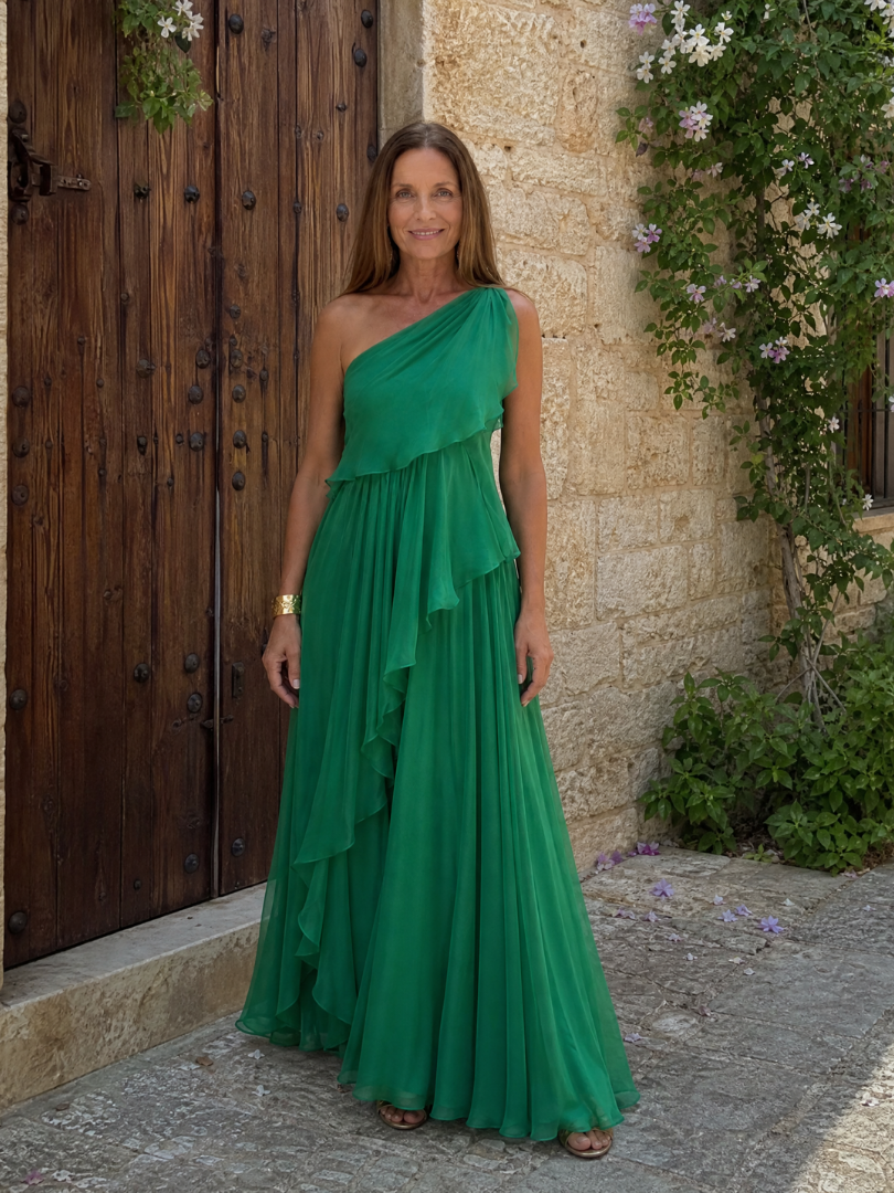 Tracey™ | Vestido Maxi con Volantes