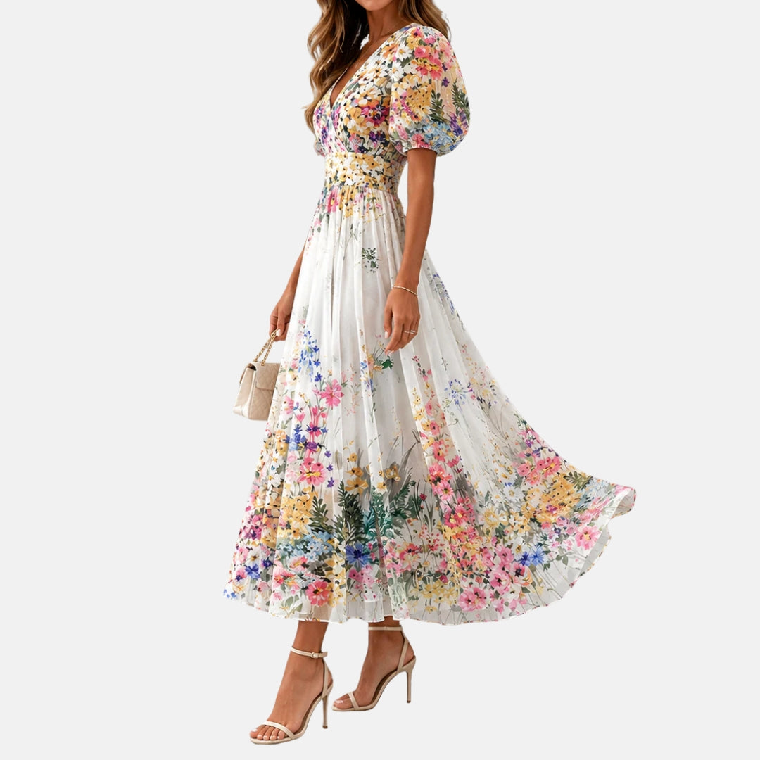 Itzel™ Vestido Cruzado Glamuroso
