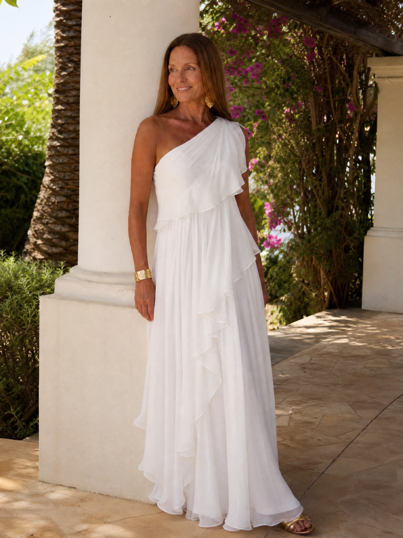 Tracey™ | Vestido Maxi con Volantes