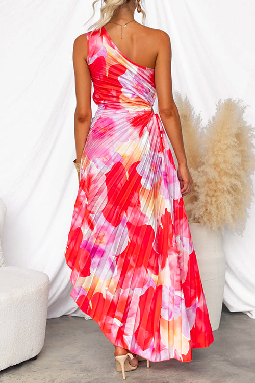 Yanira™ | Vestido Plisado Un Solo Hombro