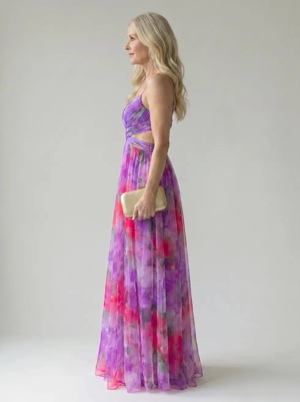 Camila™ | Vestido Maxi Envolvente Suave con Estampado