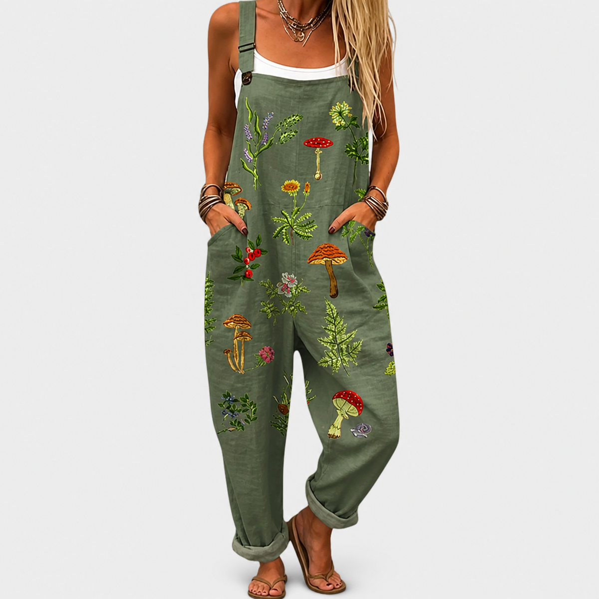 Julia™ | Enterizo Estampado Cómodo