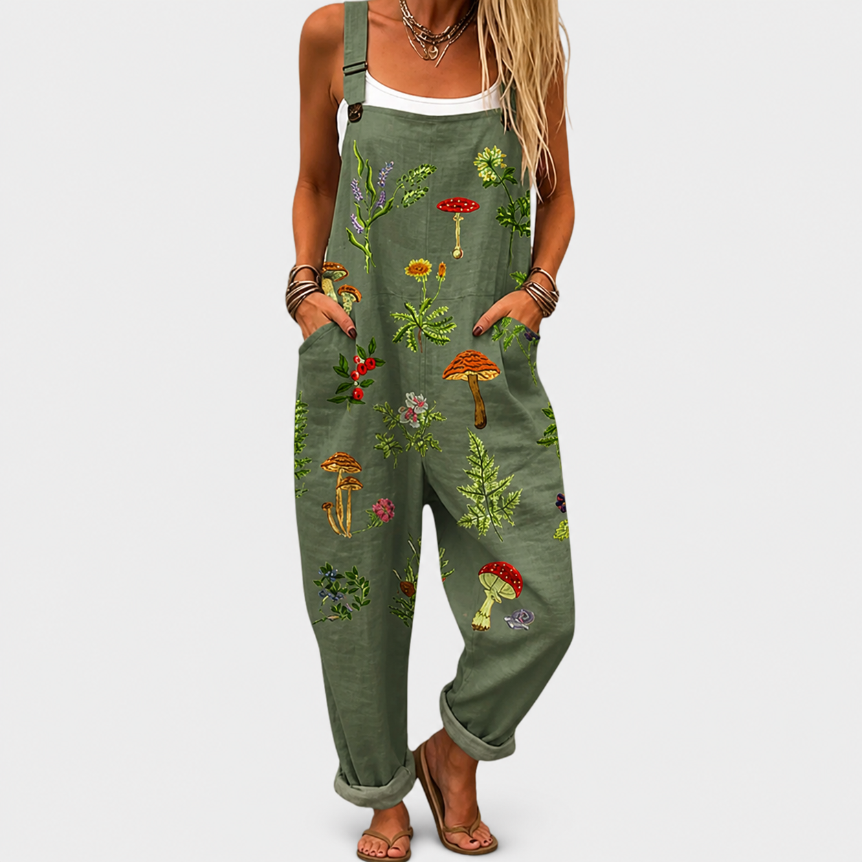 Julia™ | Enterizo Estampado Cómodo