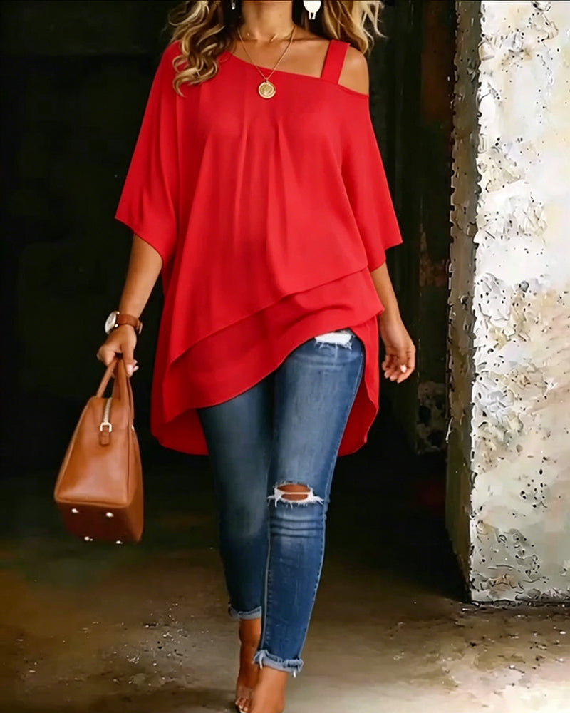 Brenda™ Blusa Casual Primaveral