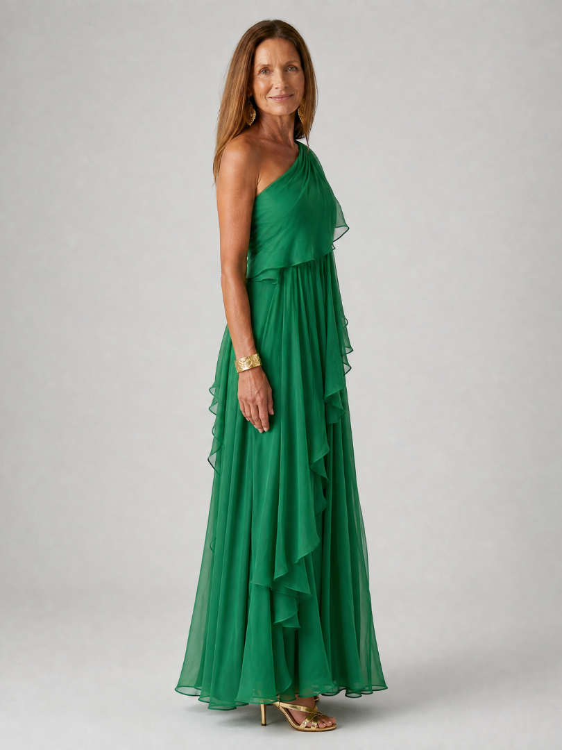 Tracey™ | Vestido Maxi con Volantes