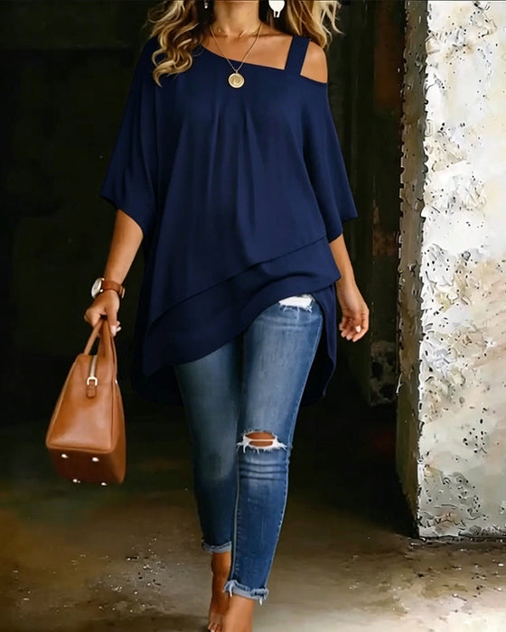 Brenda™ Blusa Casual Primaveral