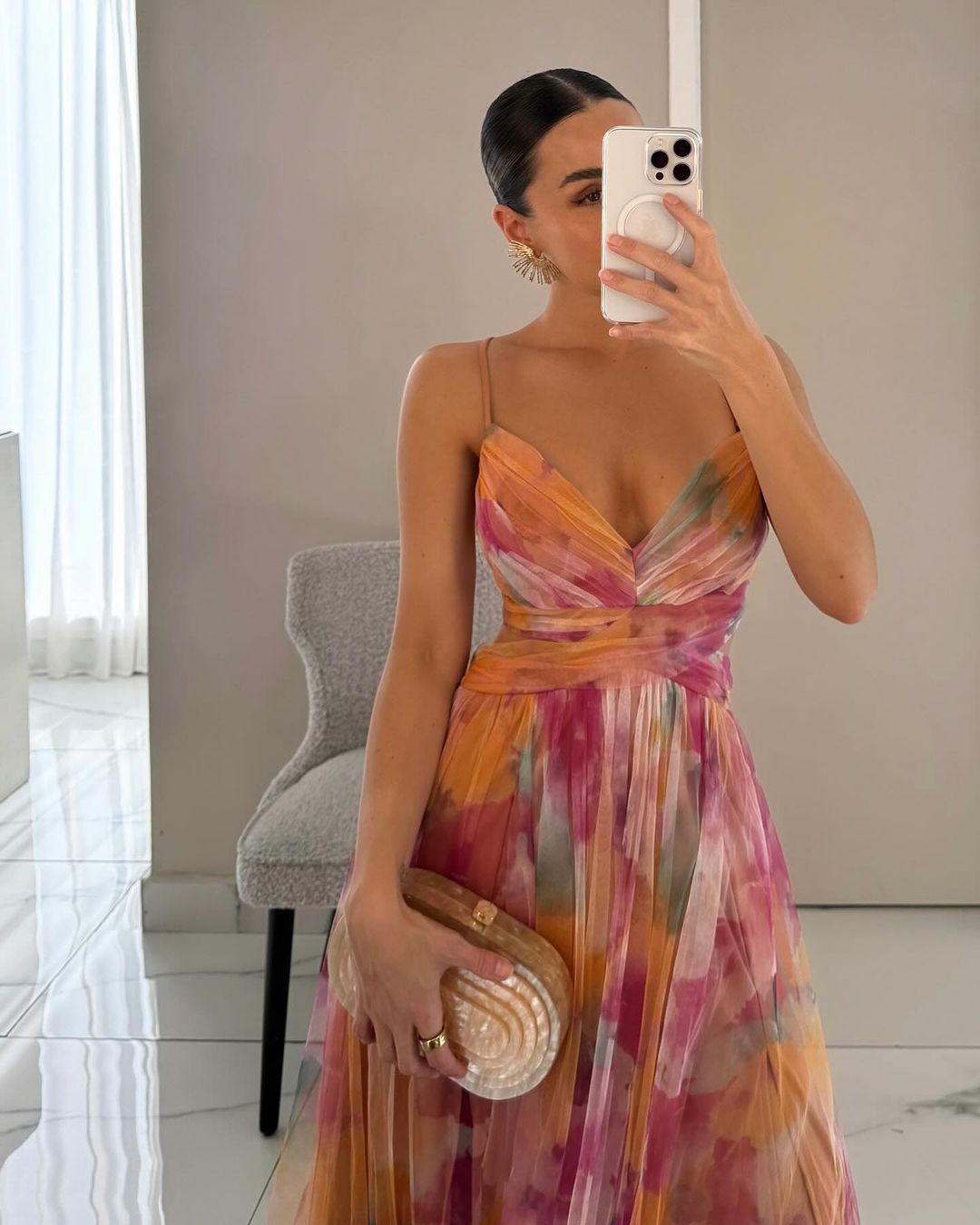 Giselle™ | Vestido Maxi Encantador con Estampado Floral