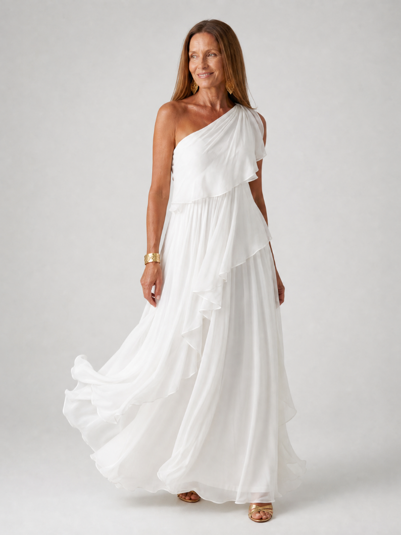 Tracey™ | Vestido Maxi con Volantes