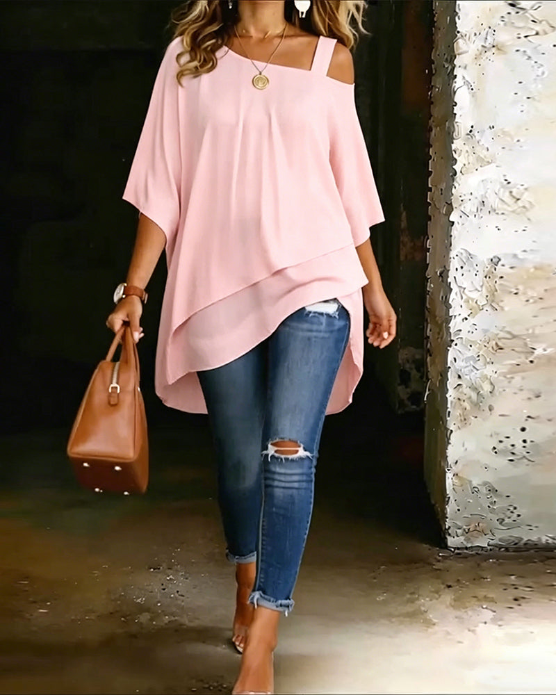 Brenda™ Blusa Casual Primaveral