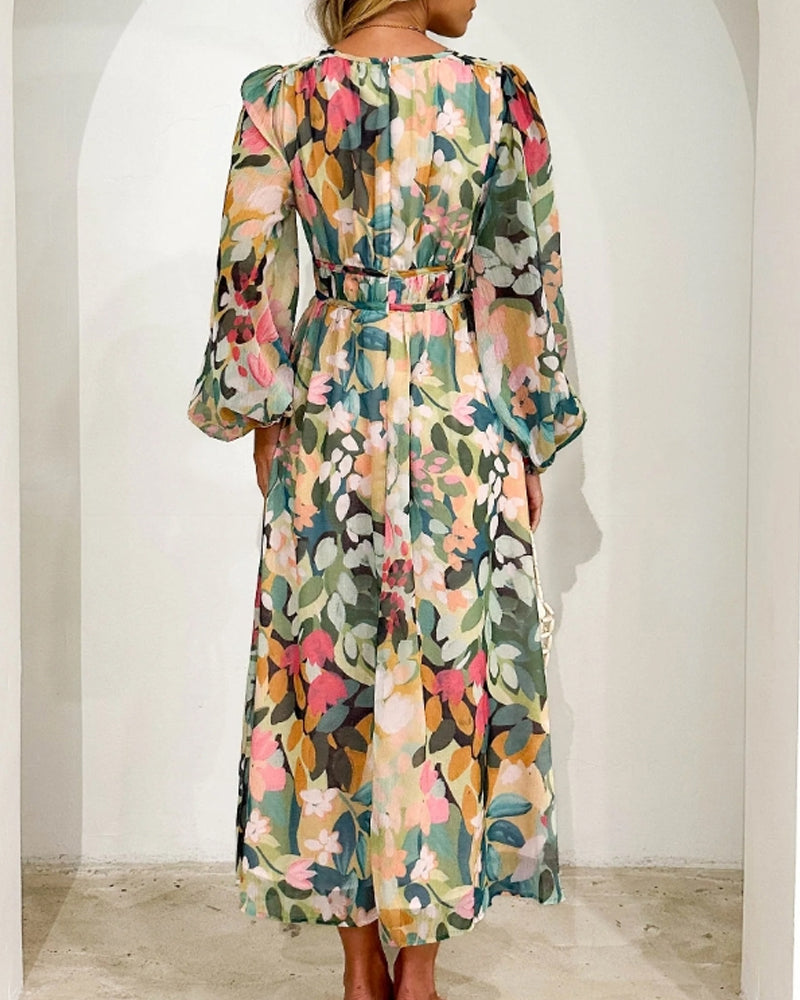 Celine™ | Vestido Femenino con Motivo Floral