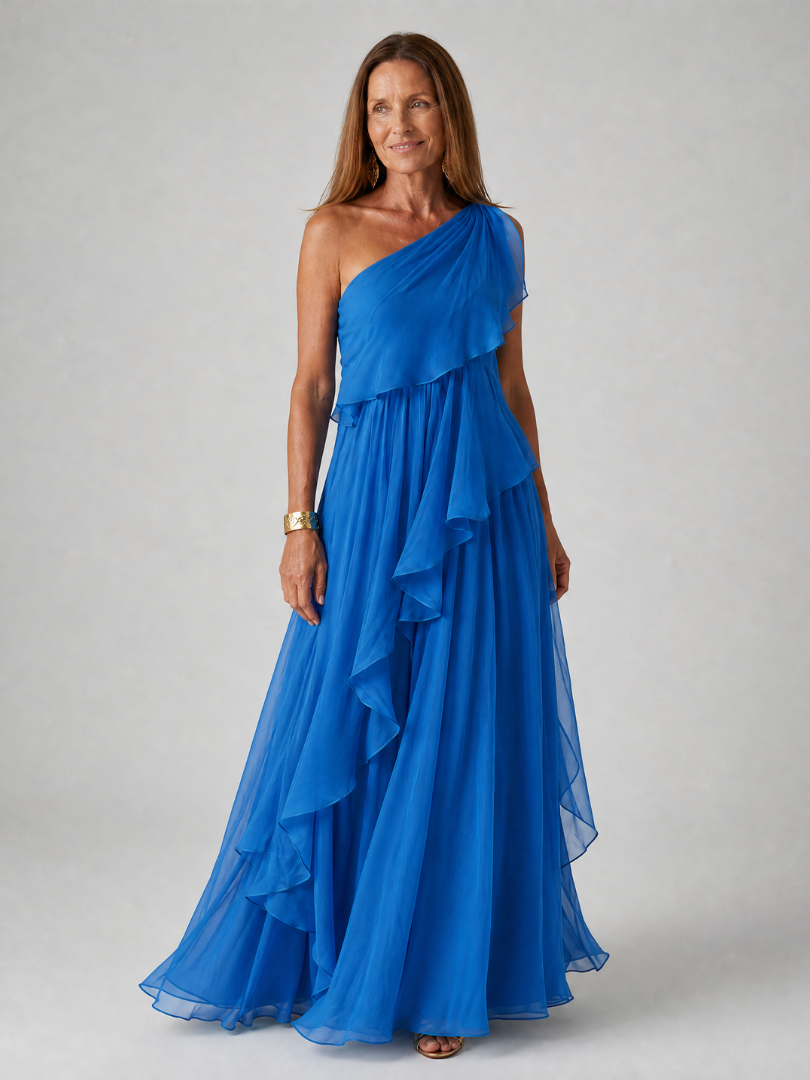 Tracey™ | Vestido Maxi con Volantes