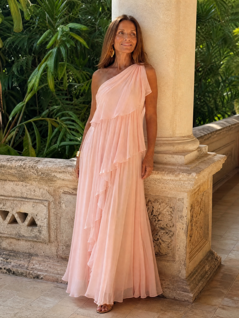 Tracey™ | Vestido Maxi con Volantes