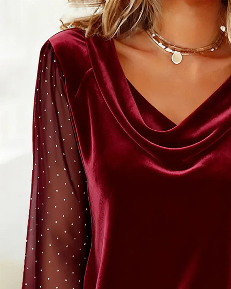 Andrea™ Blusa Floral de Lujo