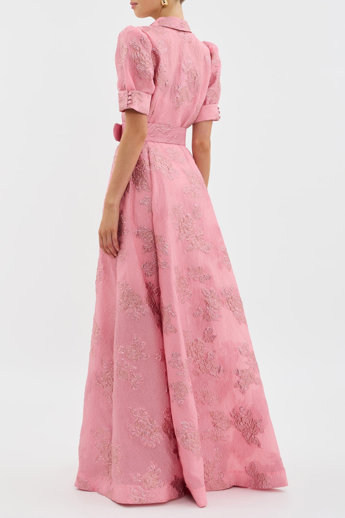 Aria™ | Vestido Corto con Mangas Abullonadas