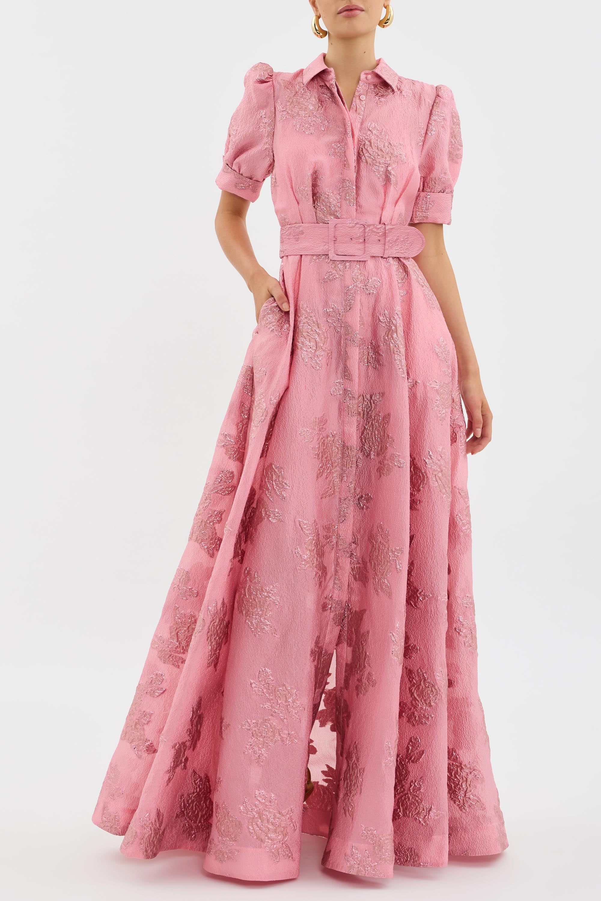 Aria™ | Vestido Corto con Mangas Abullonadas