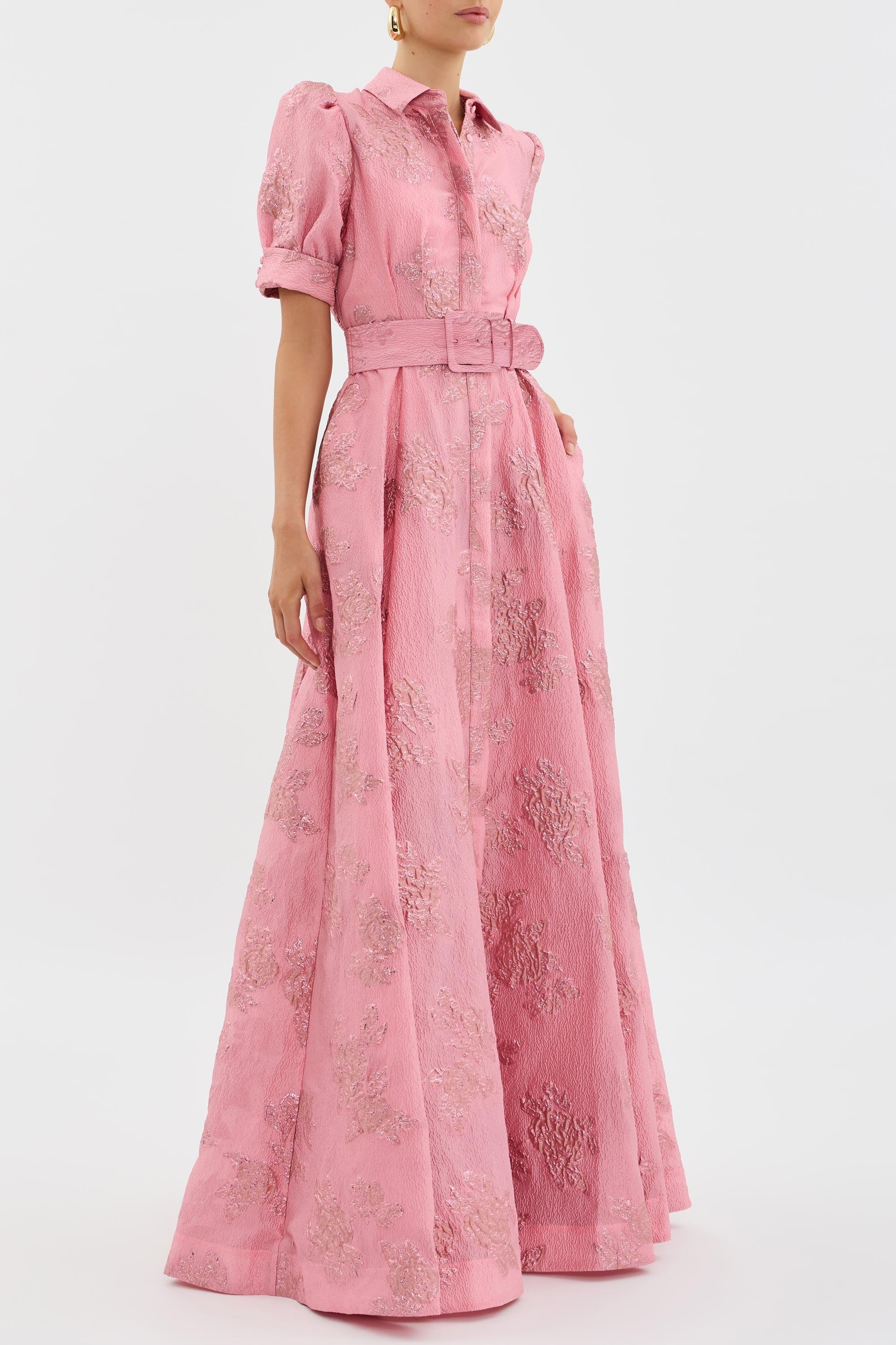 Aria™ | Vestido Corto con Mangas Abullonadas
