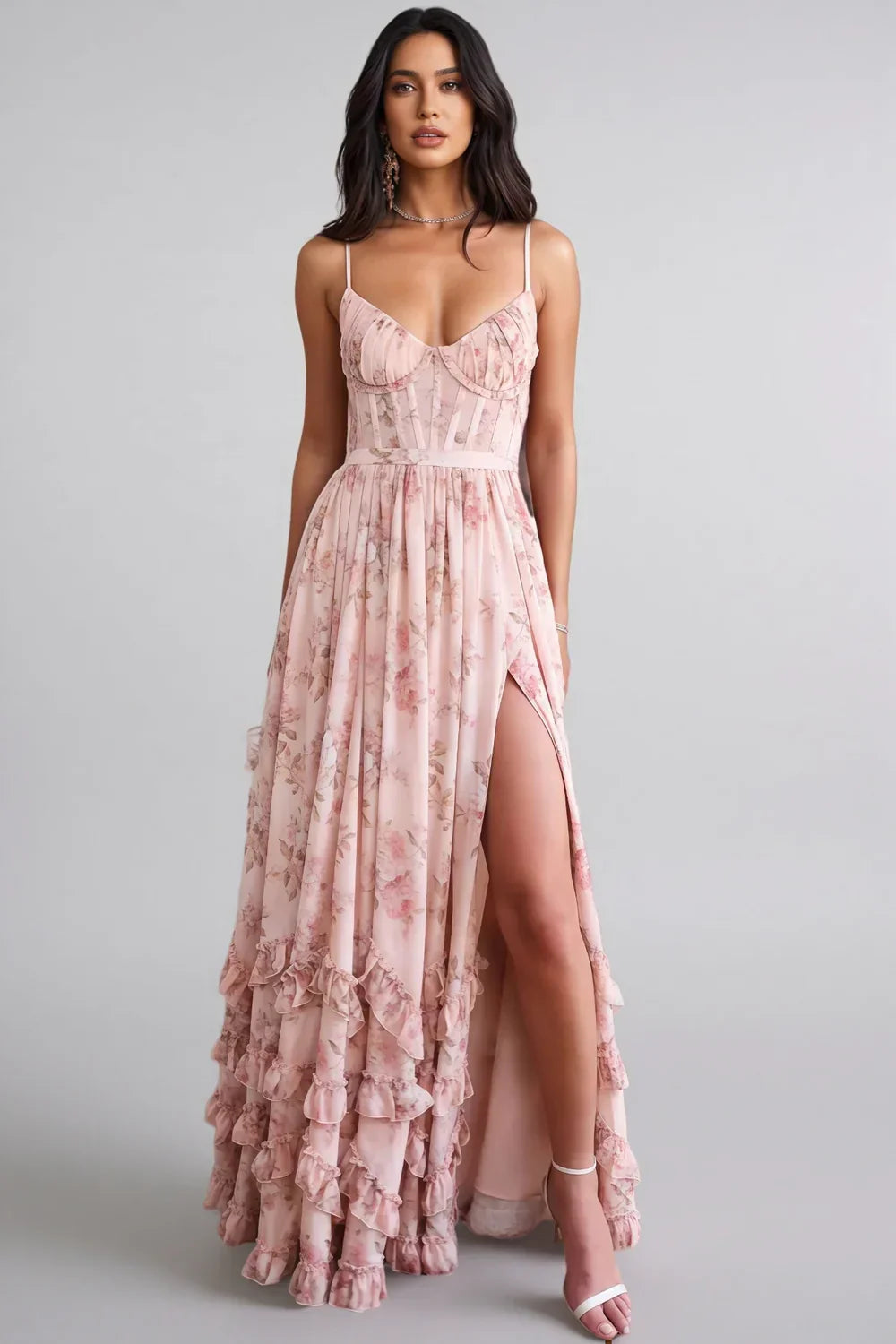 Violeta™ | Vestido Maxi Fluido Silueta Delicada