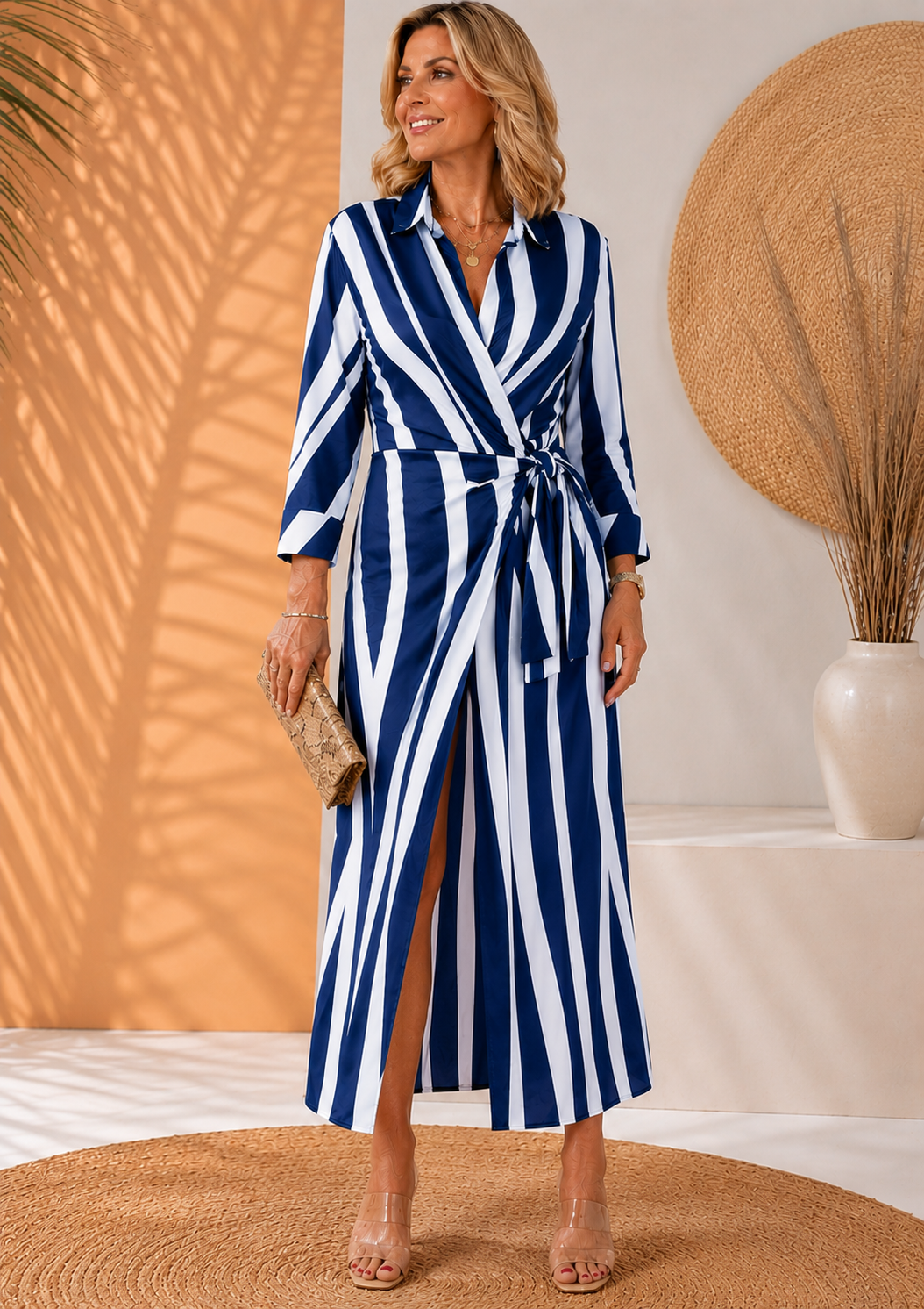 Olivia™ Vestido Midi de Lujo