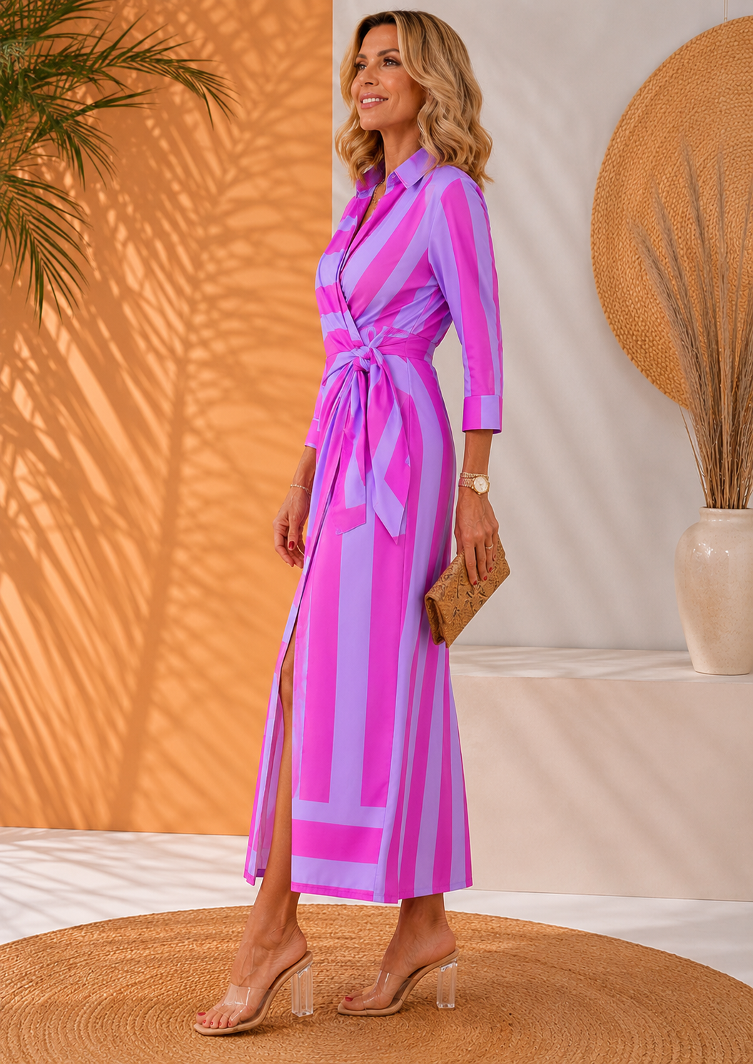Olivia™ Vestido Midi de Lujo