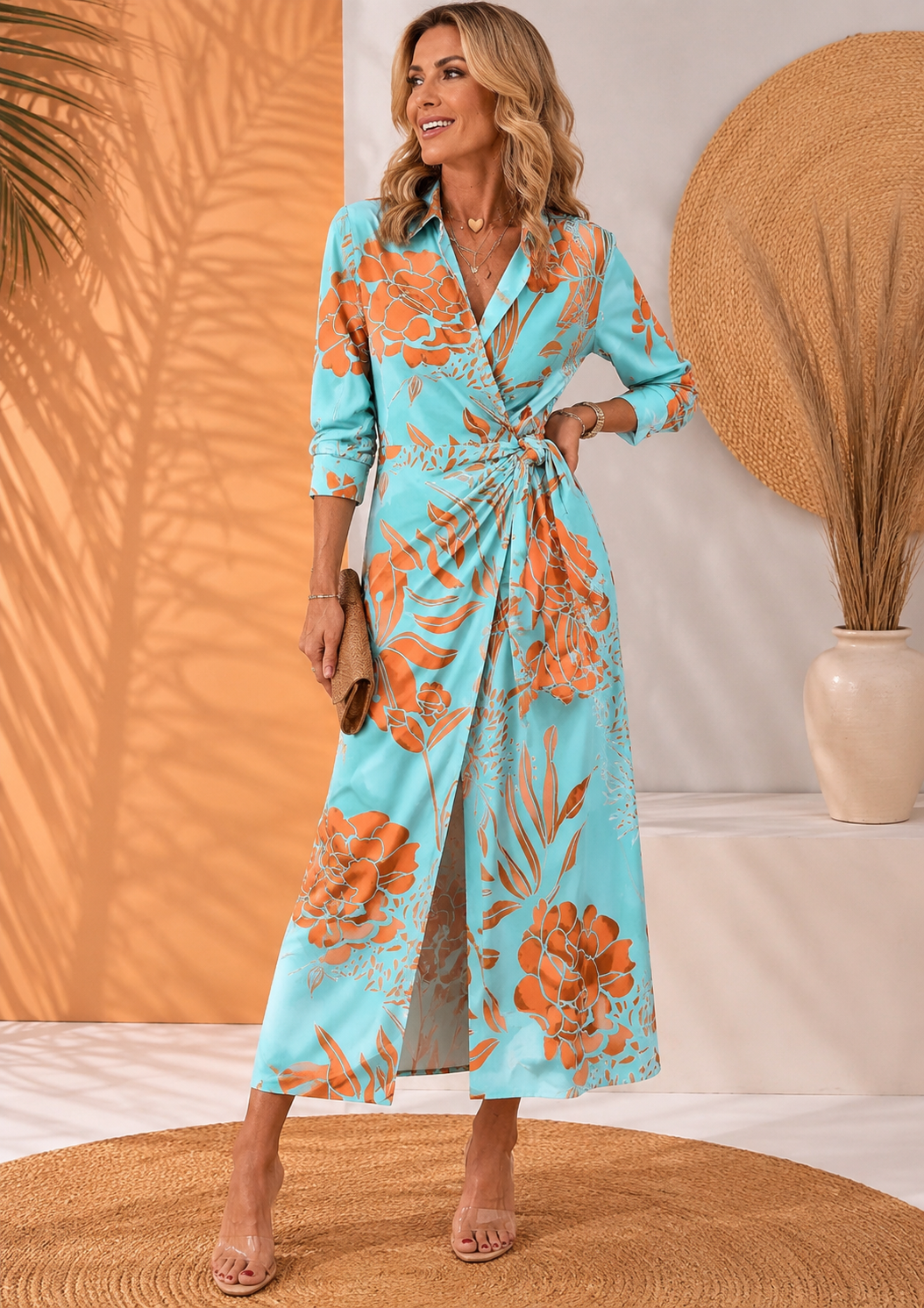 Olivia™ Vestido Midi de Lujo