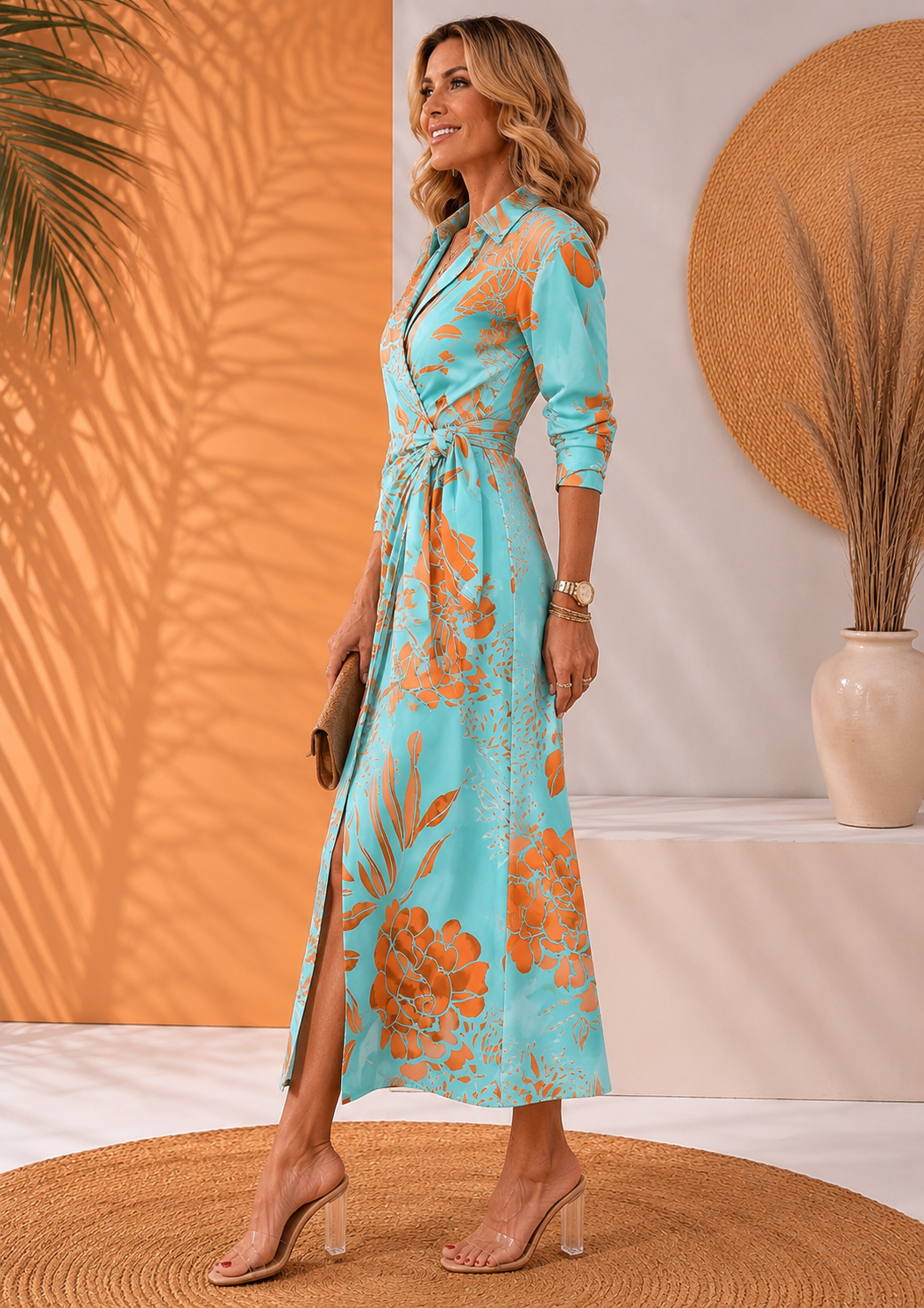 Olivia™ Vestido Midi de Lujo