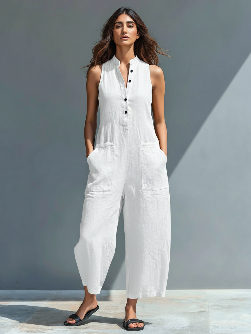 Adela™ | Mono Largo Fluido con Bolsillos