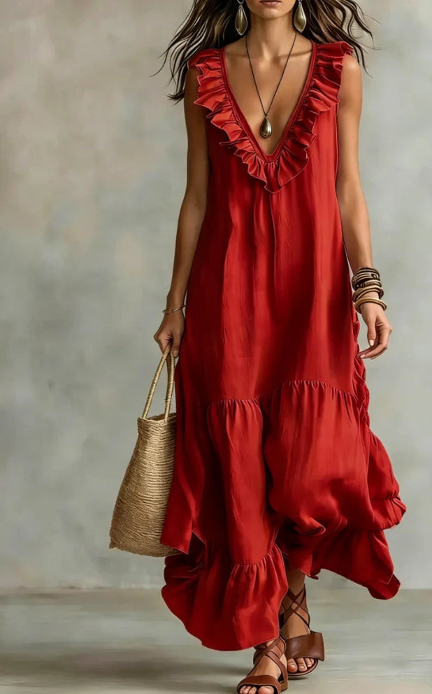 Alejandra™ Vestido Boho Sofisticado