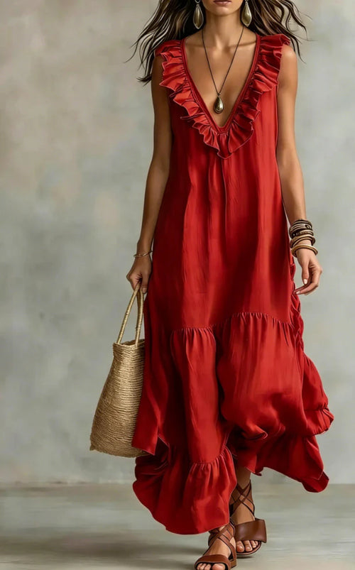 Alejandra™ Vestido Boho Sofisticado