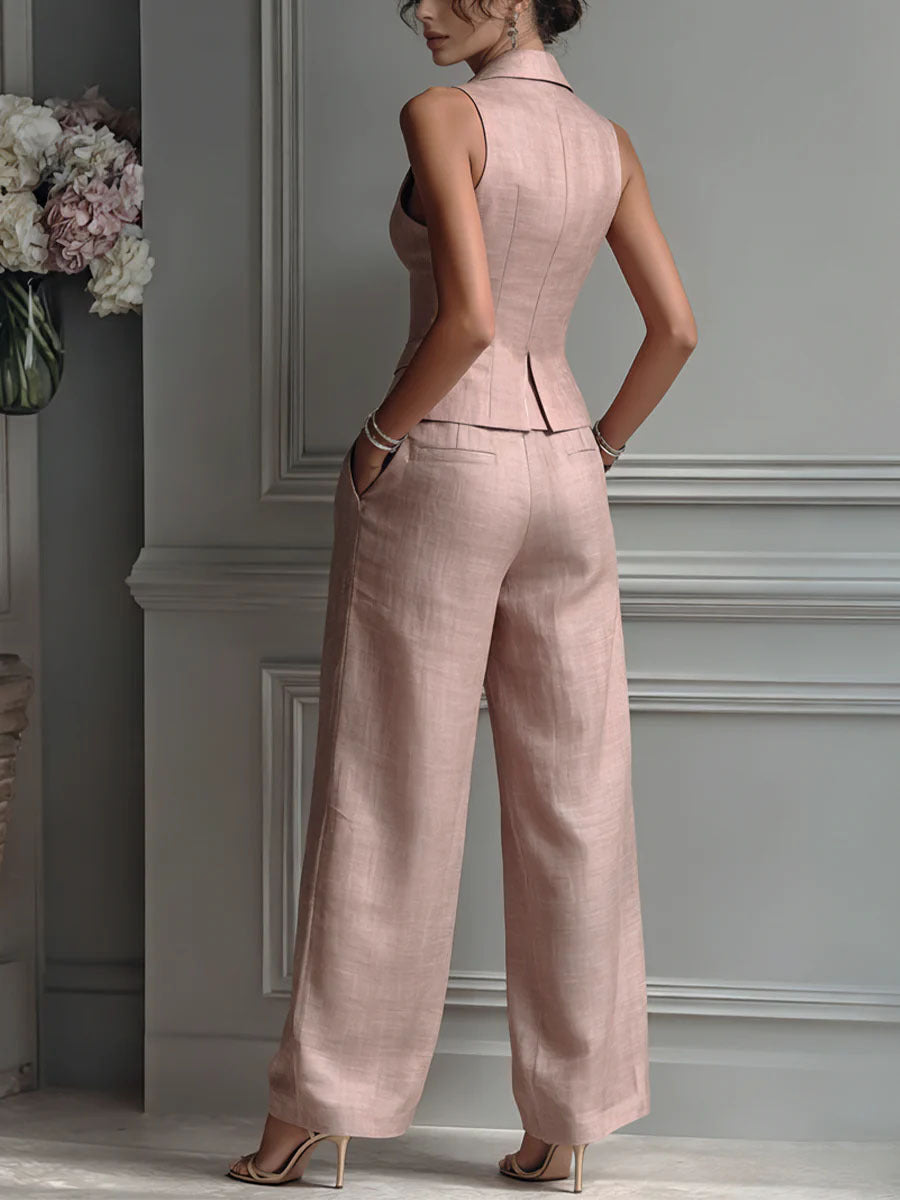 Alondra™ | Conjunto Escote en V con Botones