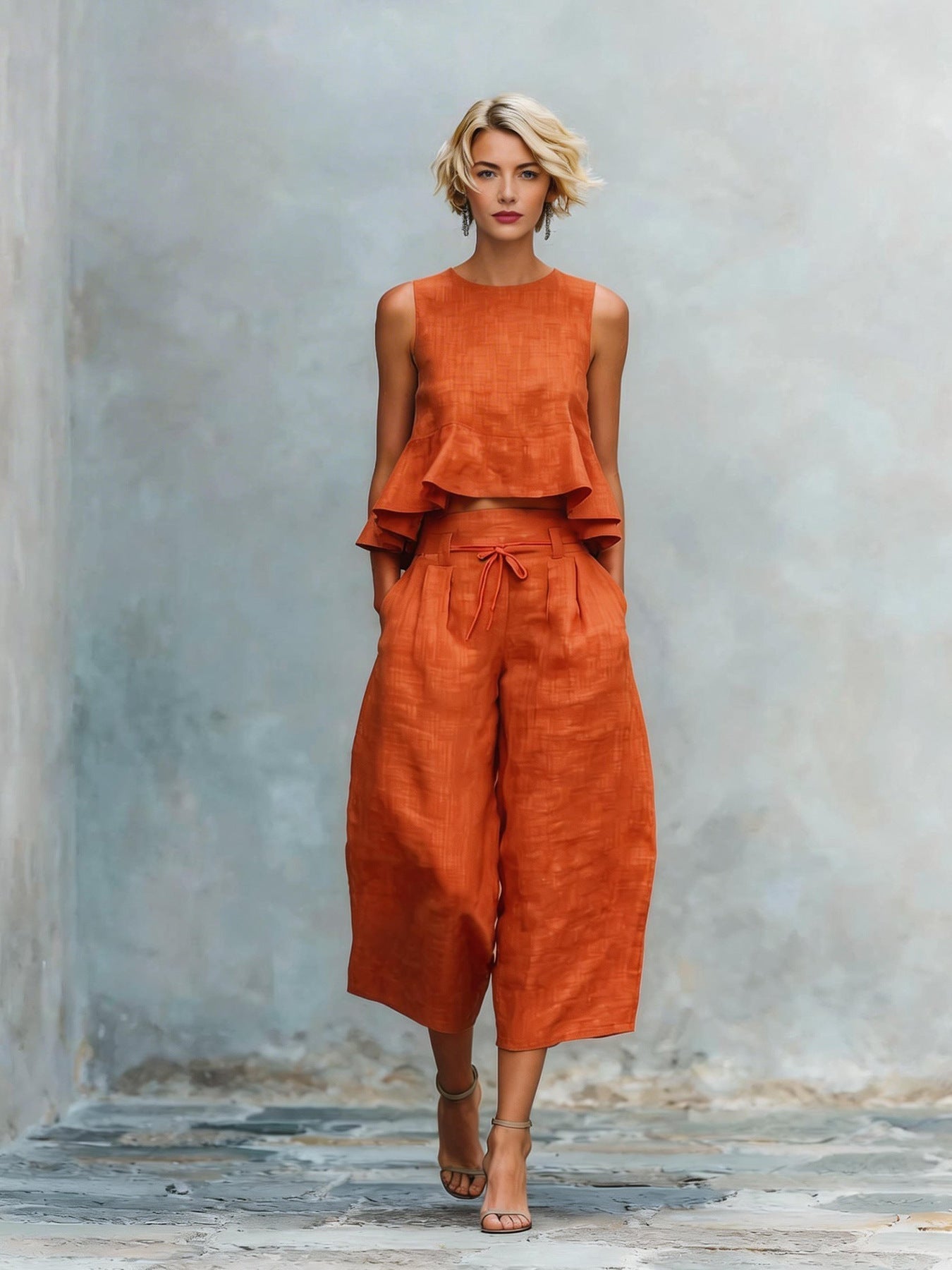 Estrella™ | Conjunto con Dobladillo de Volantes