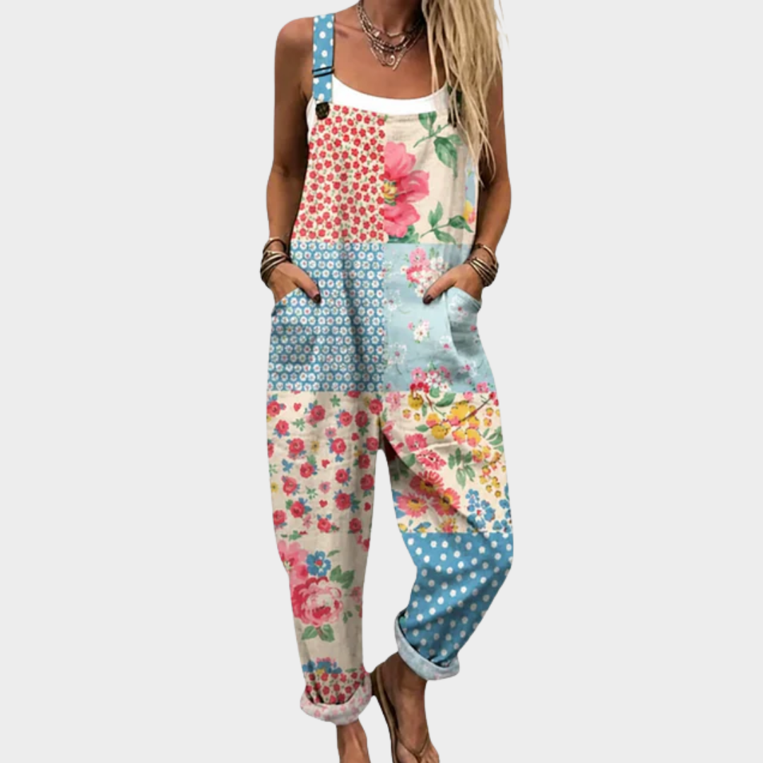 Herminia™ | Enterizo Estampado Cómodo