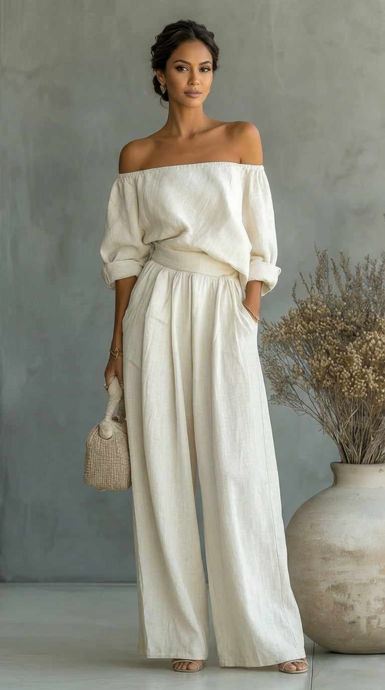 Arabela™ | Conjunto Efecto Lino de Verano