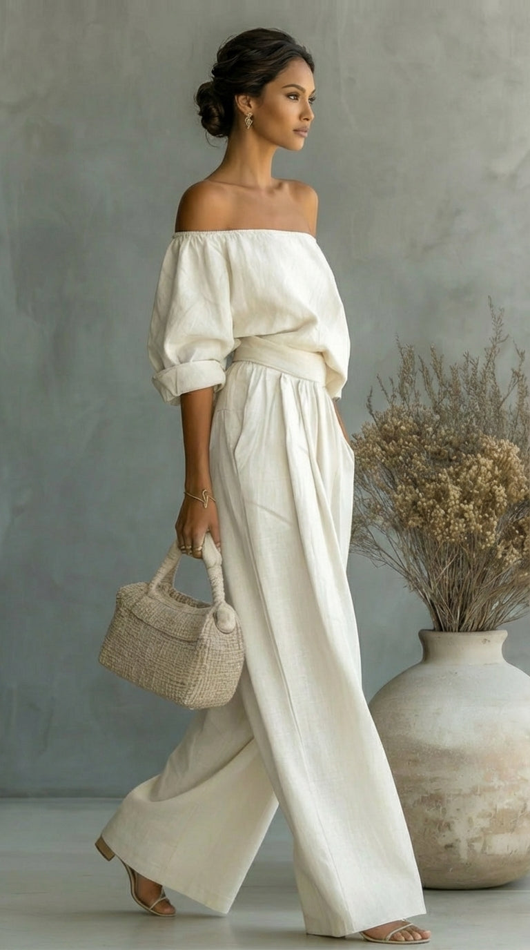 Arabela™ | Conjunto Efecto Lino de Verano