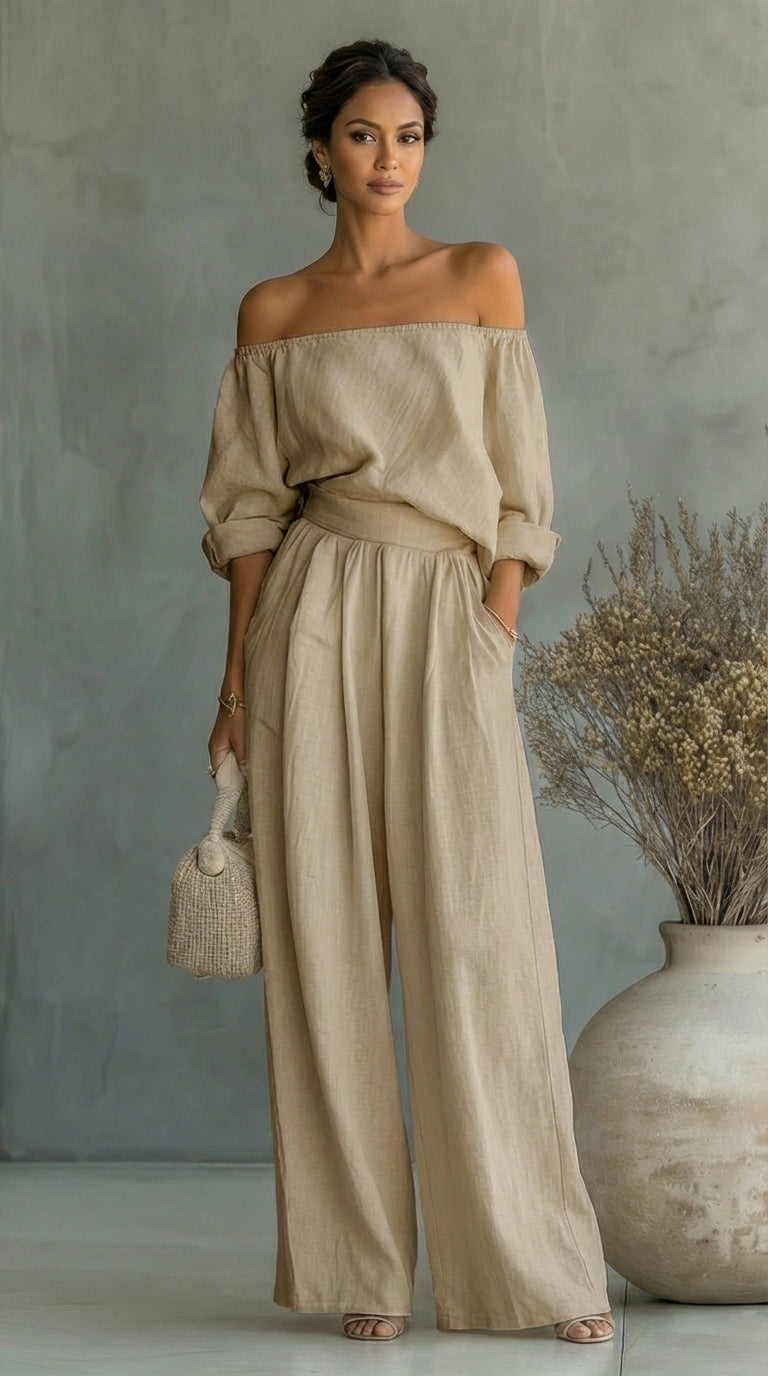 Arabela™ | Conjunto Efecto Lino de Verano