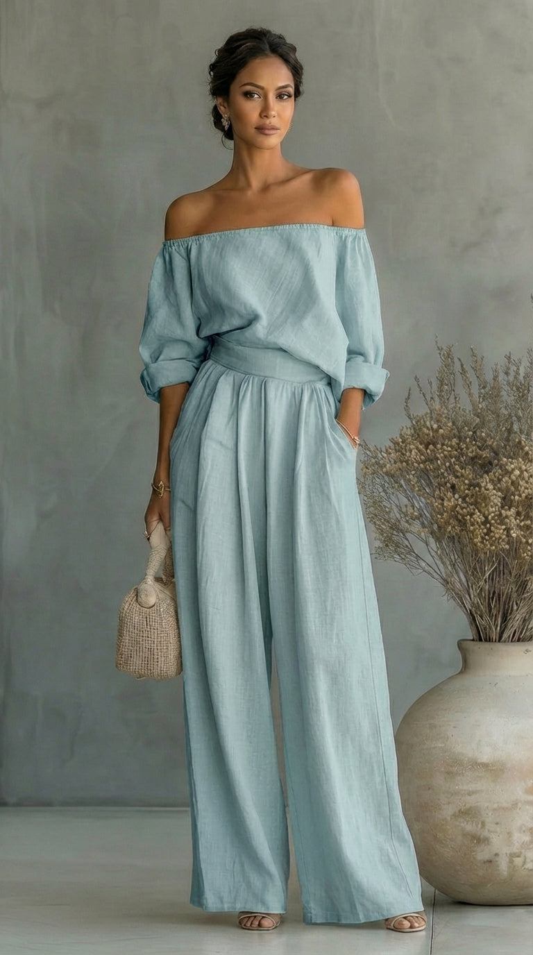 Arabela™ | Conjunto Efecto Lino de Verano