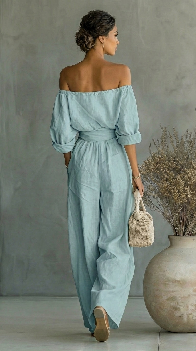 Arabela™ | Conjunto Efecto Lino de Verano