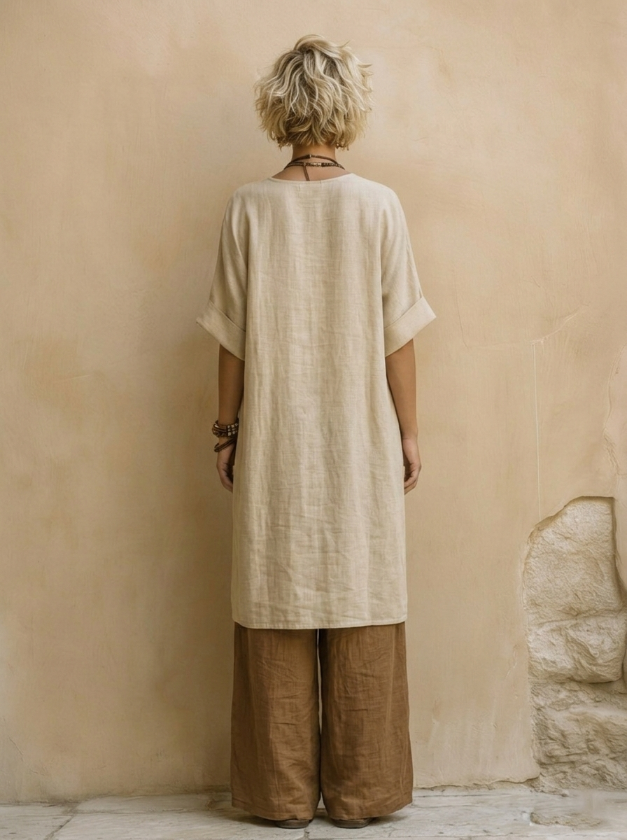 Yesenia™ | Conjunto Bohemio Largo Bordado