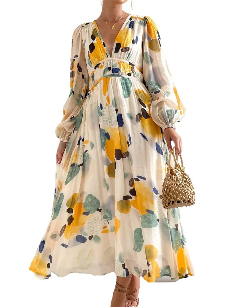 Celine™ | Vestido Femenino con Motivo Floral