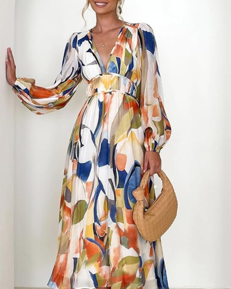 Celine™ | Vestido Femenino con Motivo Floral