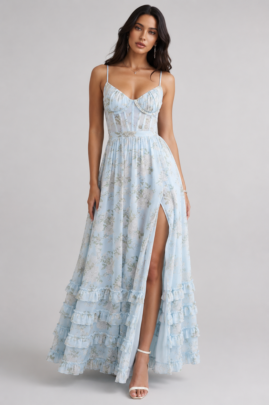 Violeta™ | Vestido Maxi Fluido Silueta Delicada