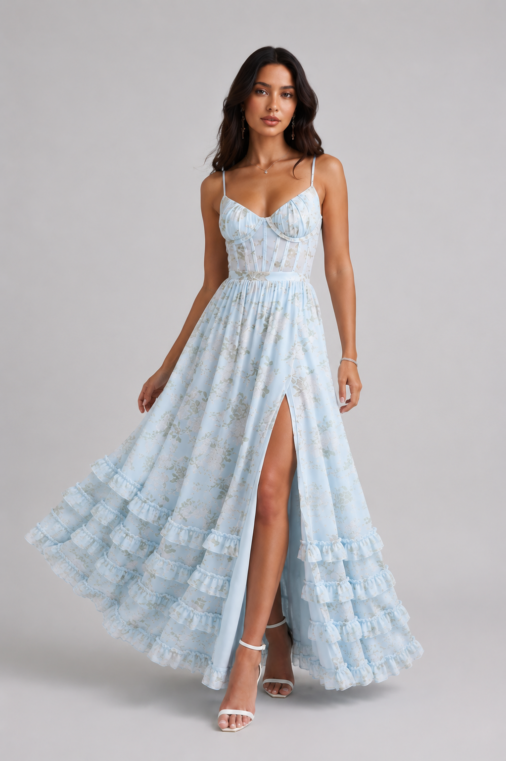 Violeta™ | Vestido Maxi Fluido Silueta Delicada