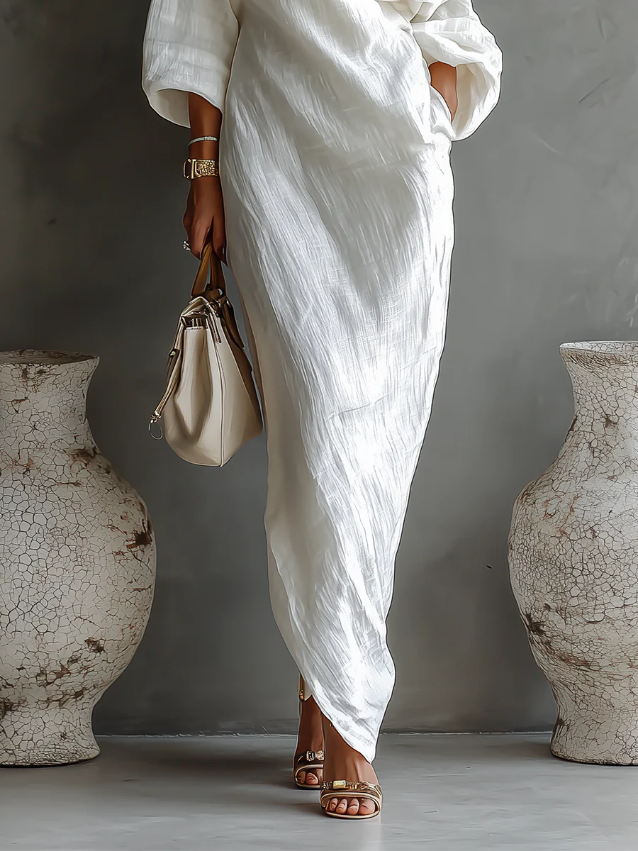 Alejandra™ | Vestido Maxi Elegante Un Solo Hombro