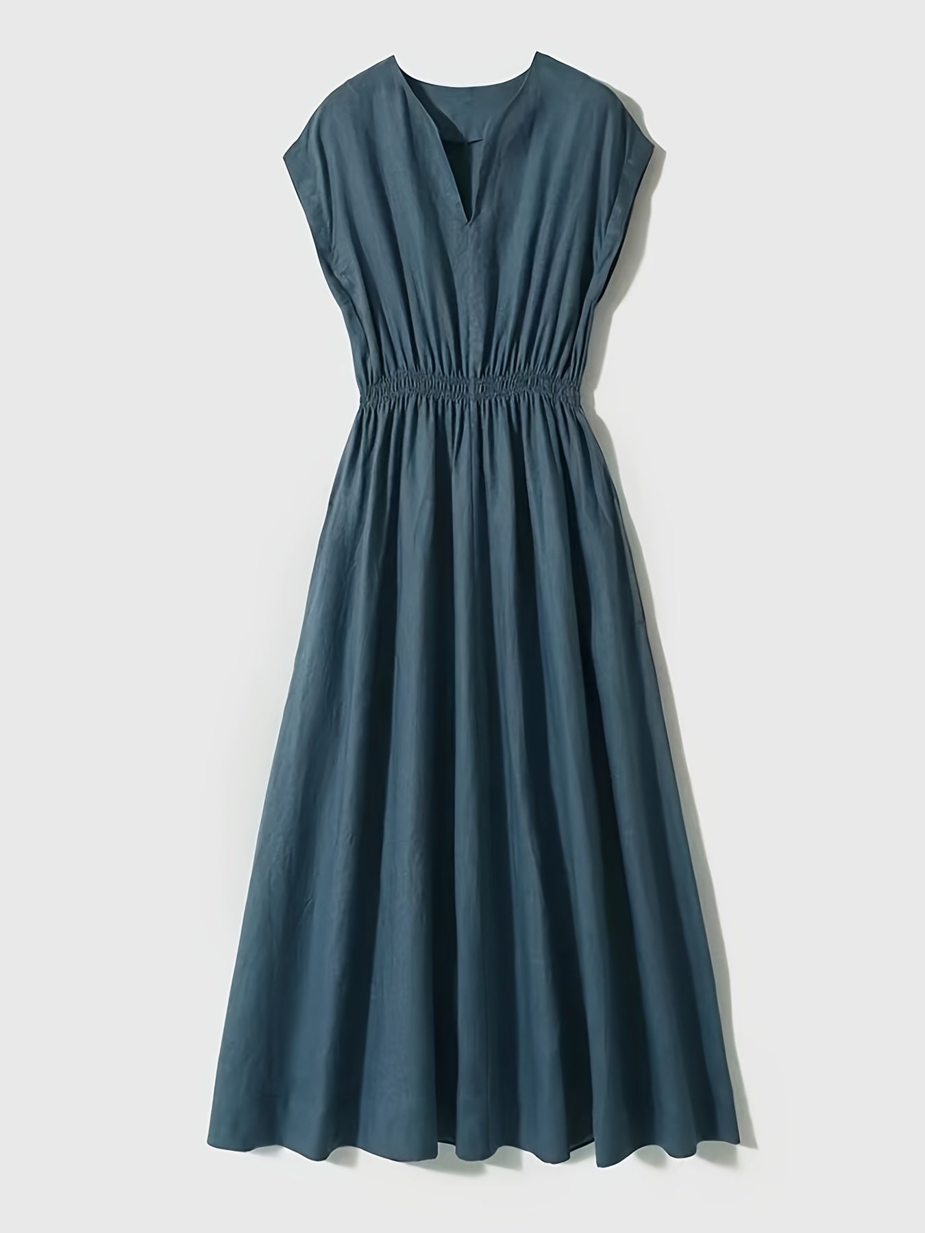 Lina™ | Vestido en Lino Mezclado Fluido y Elegante