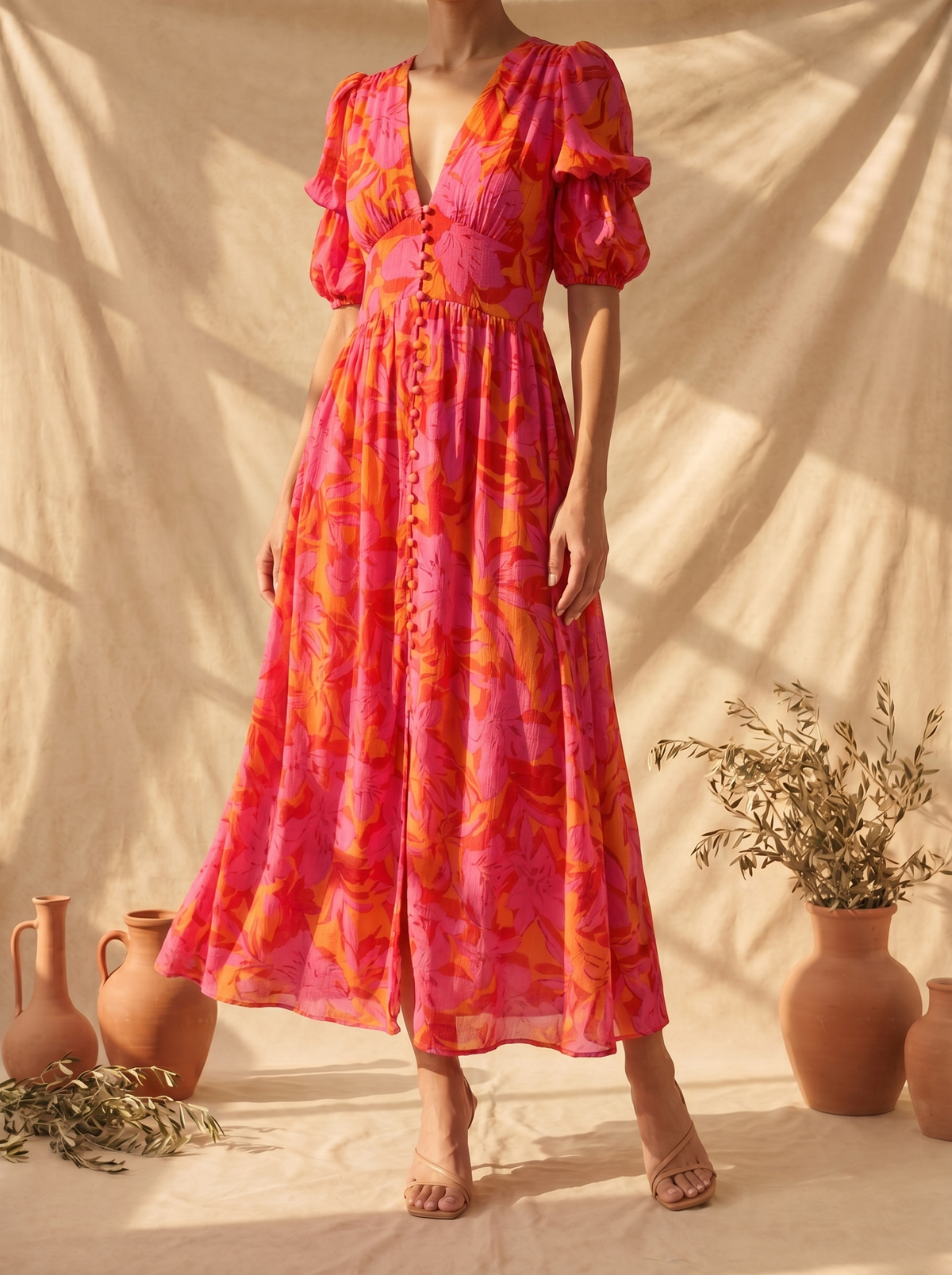 Armonía™ | Maxi Vestido Destello Solar