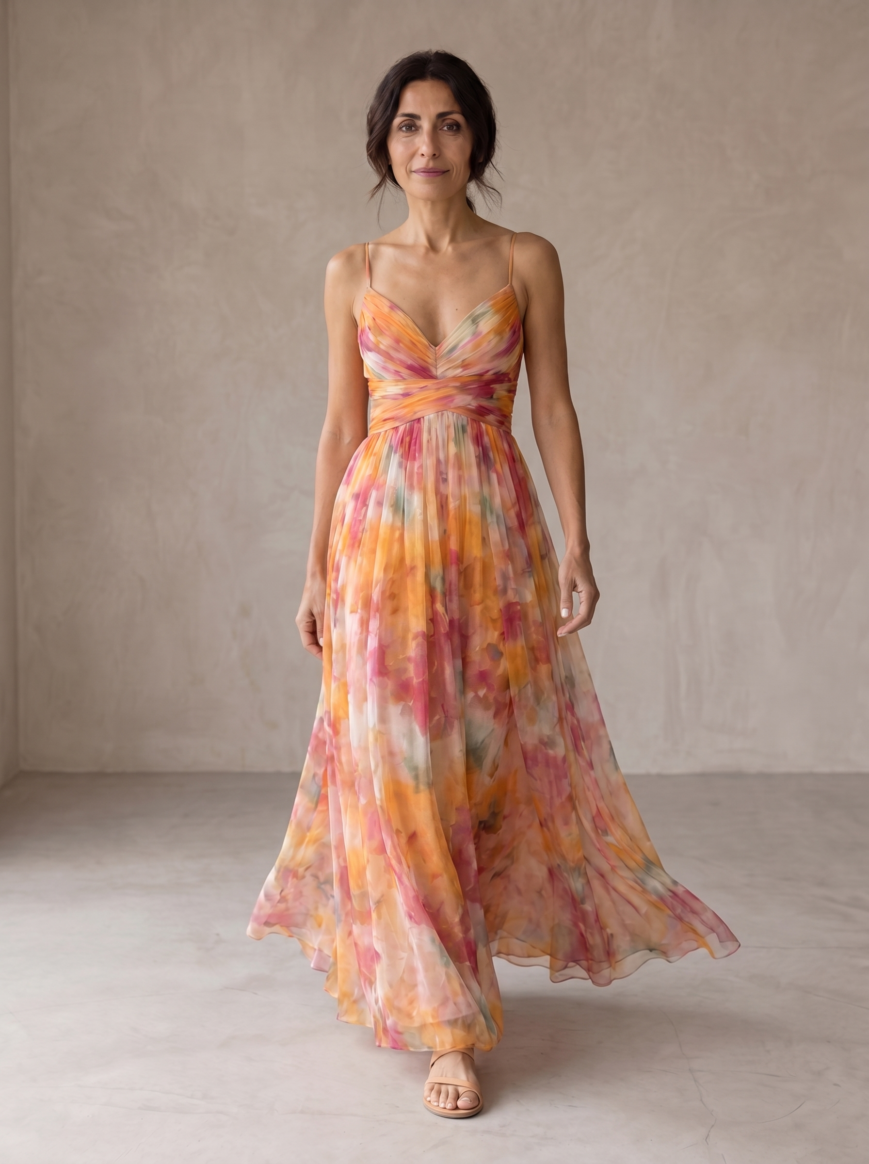 Giselle™ | Vestido Maxi Encantador con Estampado Floral