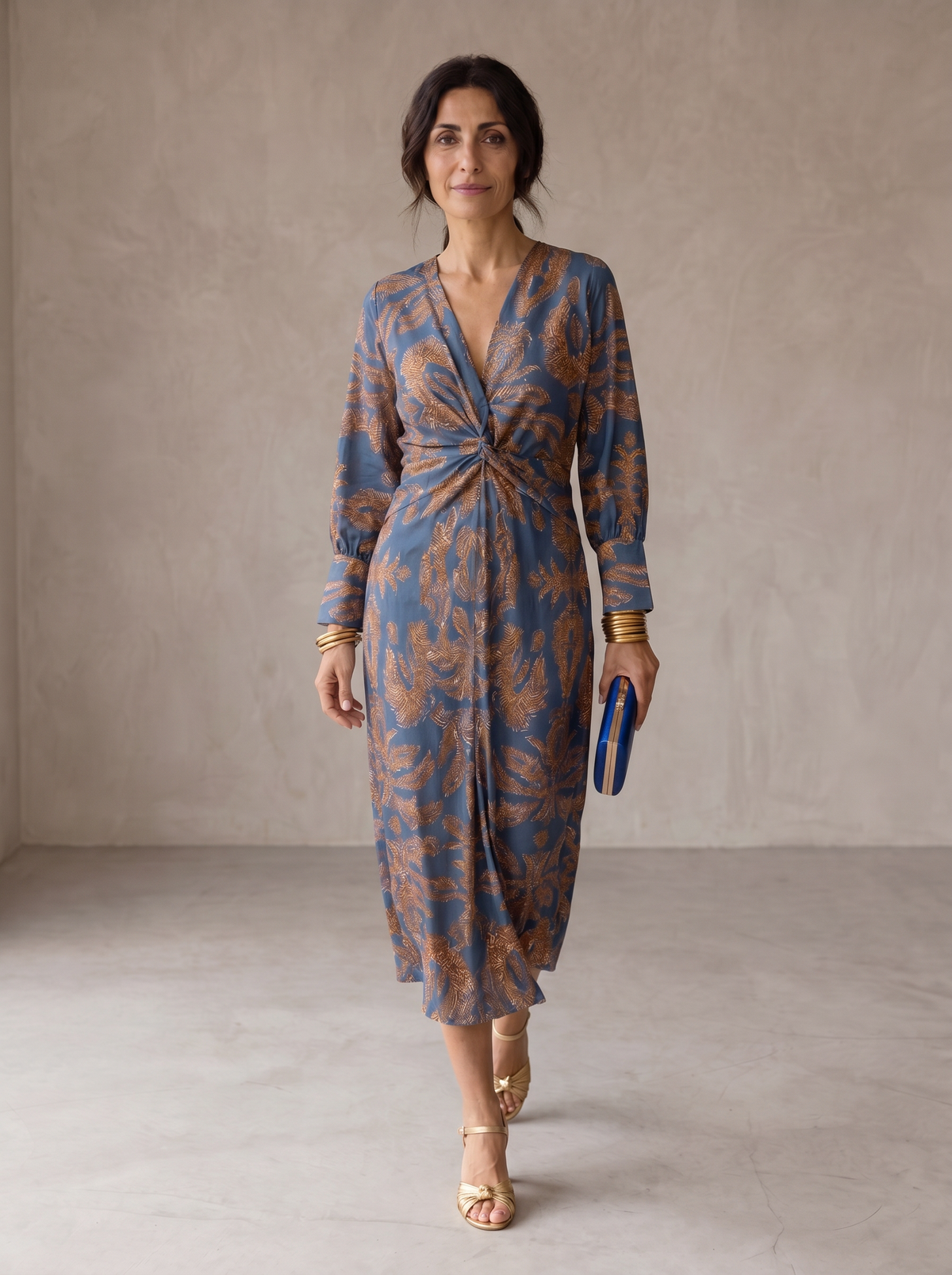Celeste™ | Vestido Midi Elegancia Floral