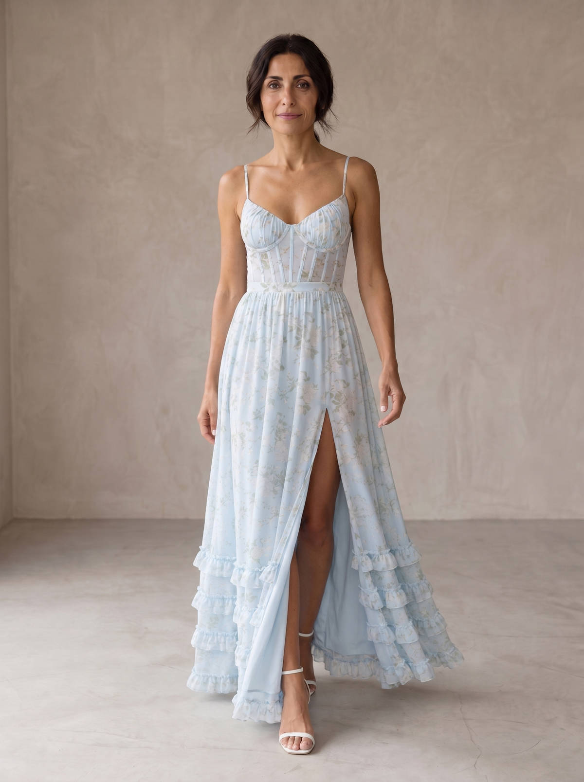 Violeta™ | Vestido Maxi Fluido Silueta Delicada