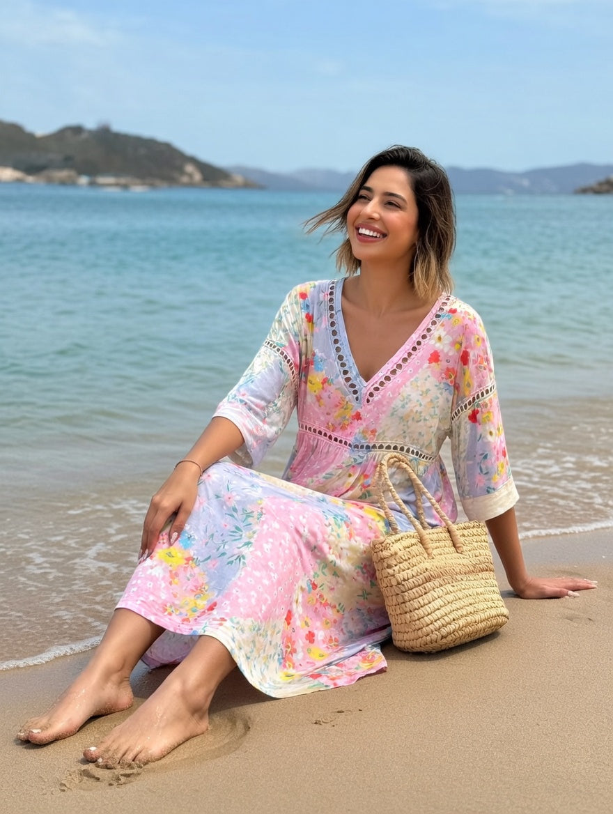 Lysiane™ | Vestido Floral Fluido con Encanto Estival