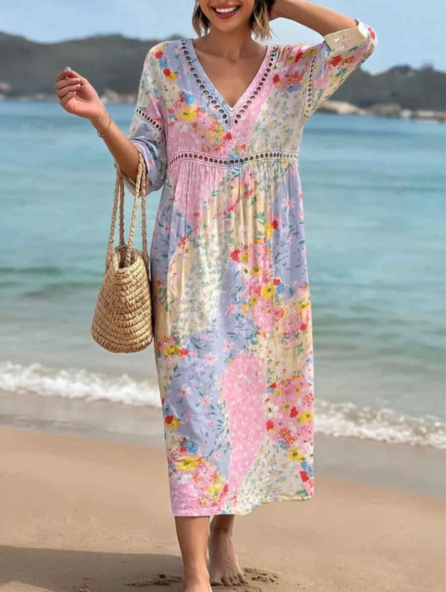 Lysiane™ | Vestido Floral Fluido con Encanto Estival